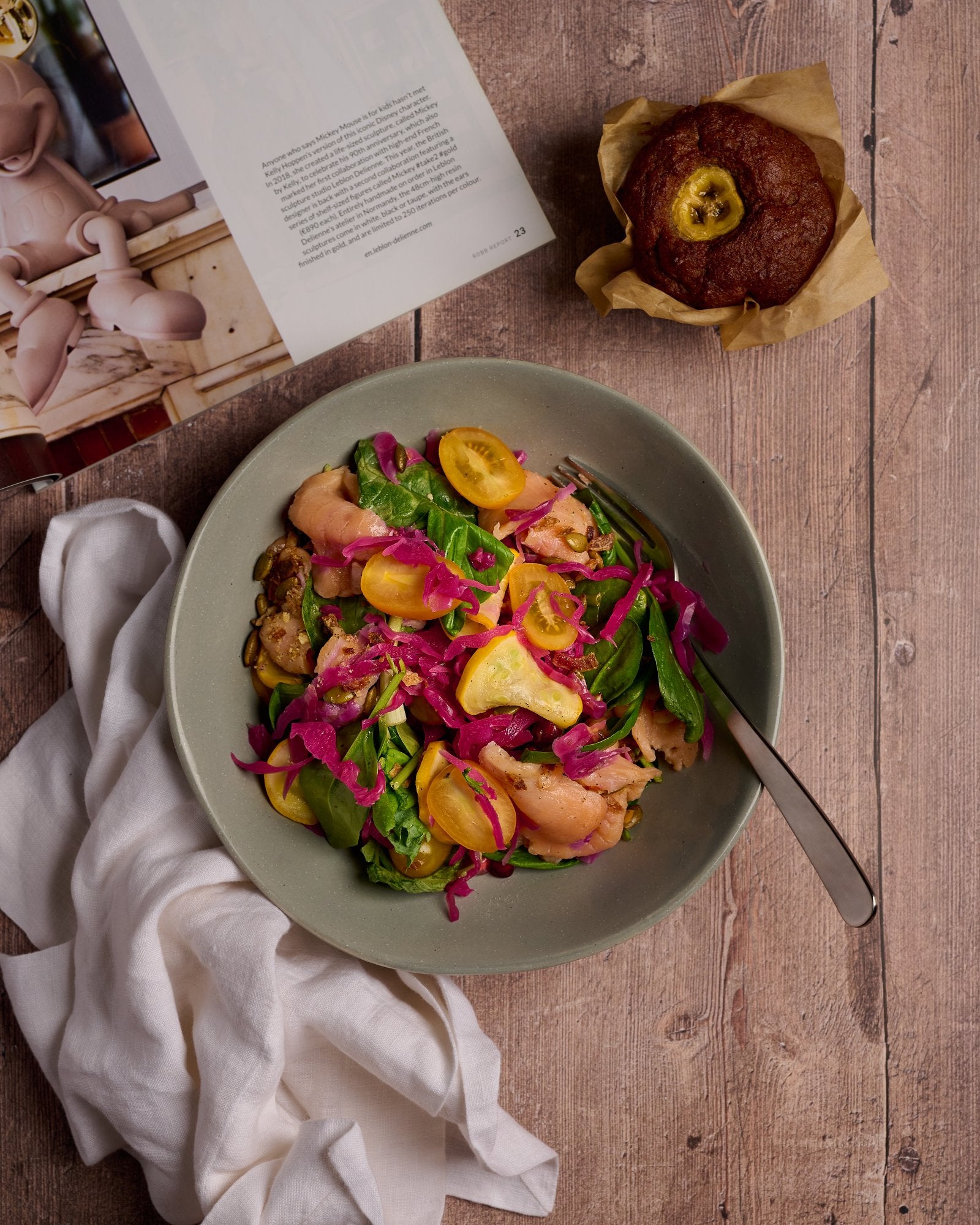 Smoked Salmon Summer Salad