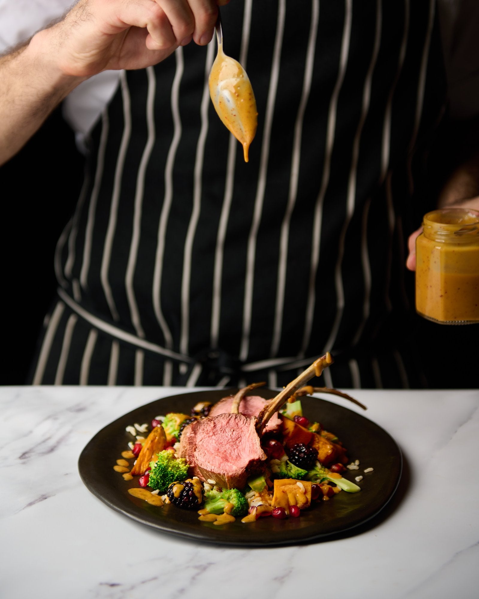 Rack of Lamb, Roasted Veg