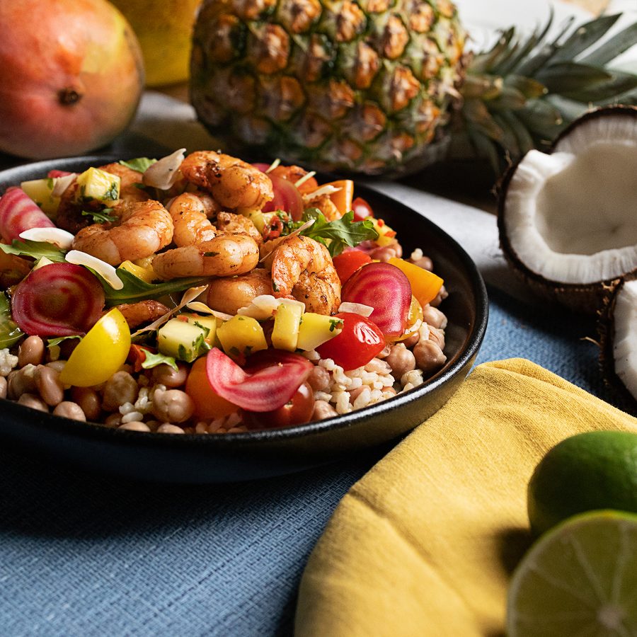 Spiced Prawn & Mango Bowl
