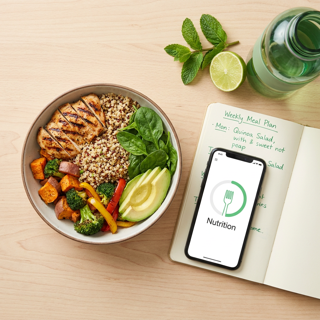 Green Kitchen nutrition consultation — chef-prepared meal with nutrition tracking